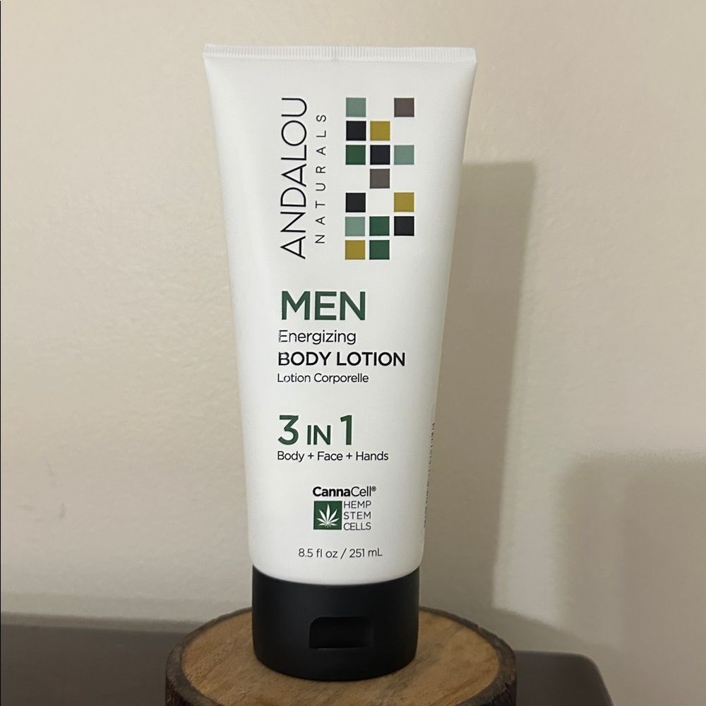 ANDLOU Naturals Men’s Body Face Hands Energizing Conditioning Lotion - Picture 7 of 10